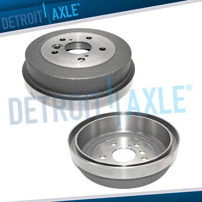 Pair of (2) Rear Brake Drums for 2002 2003 Toyota Solara / 02-06 Camry USA Built - Image 1 of 4