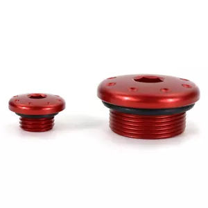 Tapones de motor accionados para motocicleta aptos para Honda CRF250L 2013-2022 rojo - Imagen 1 de 5