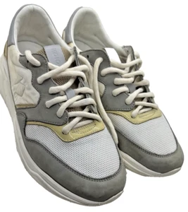 KOIO Men’s White Sneakers Size 8 EU 41 – Suede Mesh Made in Italy - Bild 1 von 10