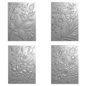 Beautiful Flowers 3D Embossing Folder Stencils for DIY Scrapbook Cards Making - Picture 1 of 8