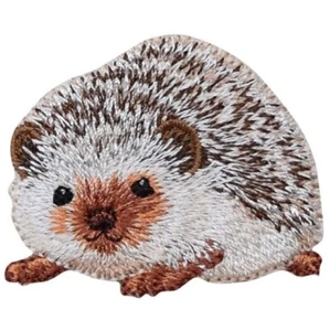 Hedgehog Applique Patch - Cute Animal Pet Embroidered Badge 1-3/4" (Iron on) - Picture 1 of 1