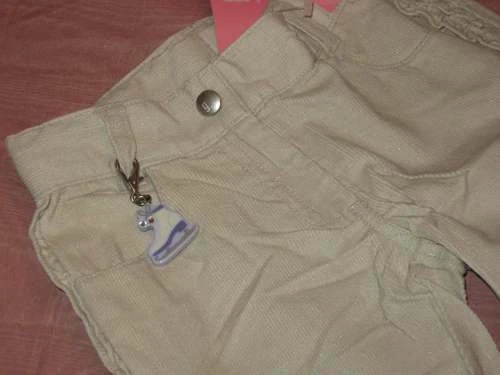 Pantalones de Pana Gymboree Invierno Princesa Bronceado Brillo Patín Dije Talla 4 Nuevos con Etiquetas Foto 1 de 1