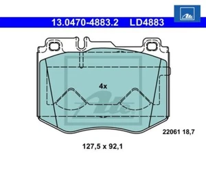 Bremsbelagsatz, Scheibenbremse ATE Ceramic ATE 13.0470-4883.2 - Bild 1 von 1