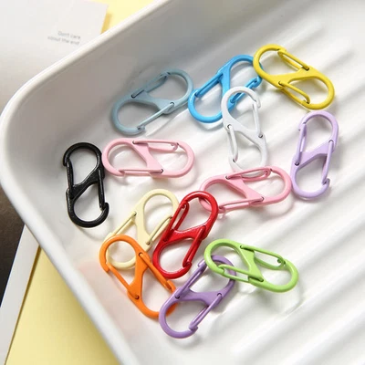 5/10/30/ 50 / 100 Stück bunte Legierung Snap Lobster Clasp Keychain - Bild 1 von 4