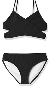 Kanu Surf Girls Size 16 Wrap Around 2 Piece Bikini Swimsuit - Picture 1 of 6