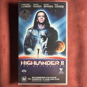 Highlander II The Quickening (VHS, 1991) - Free Shipping! - Picture 1 of 3