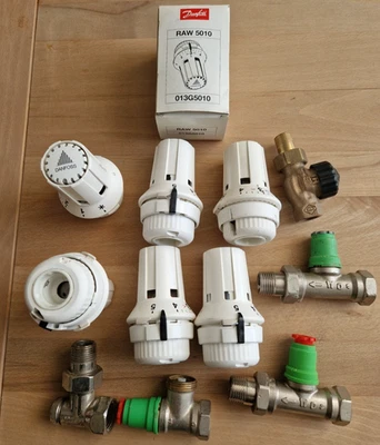6x Danfoss Thermostatkopf RAW 5010 Fühlerelement 013G5010 RA-Click - Neuwertig - Bild 1 von 4