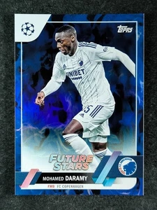 2022-23 Topps UEFA MOHAMED DARAMY 29/125 Blue Inferno SP FC Copenhagen #81 - Picture 1 of 3