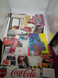 DD9 Vtg Coca-Cola Promotional Advertising Lot Flyers Progams Decals Ephemera - Picture 1 of 21