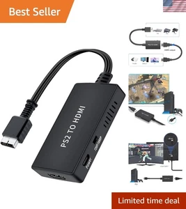 Next-Gen PS2 zu HDMI Konverter - Kristallklares Display für Retro Gamer - Bild 1 von 7