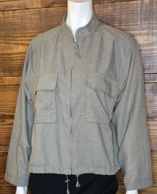 Chaqueta Max Studio verde claro para mujer talla grande - ligera/inforual Foto 1 de 4