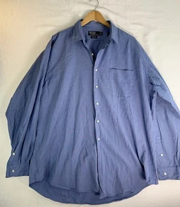 Polo Ralph Lauren Dress Shirt Marlowe Oxford Blue Mens XLarge - Picture 1 of 6