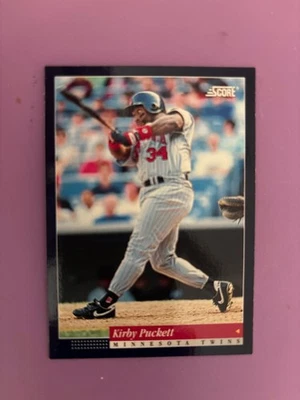 1994年得分#21名人堂Kirby Puckett明尼苏达双城队棒球卡 — 第 1/2 张图片