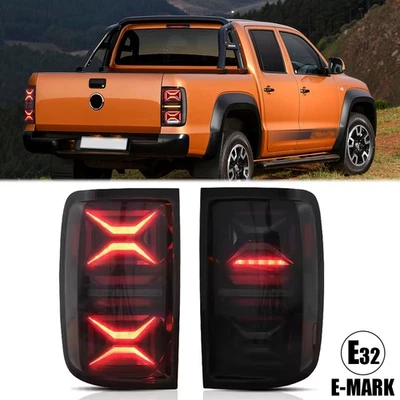 E32 Approval LED Tail Lights with Fog Light Function for VW Amarok 2010-2021 - Image 1 of 4