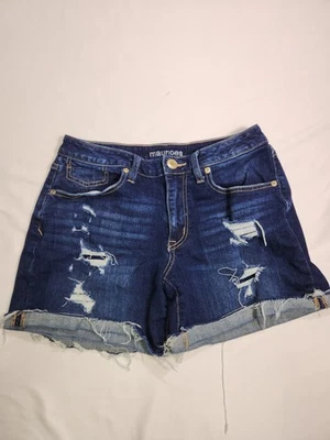 Maurices Jean Shorts Ripped Distressed Women's Size 8 #Q410 - Image 1 of 4