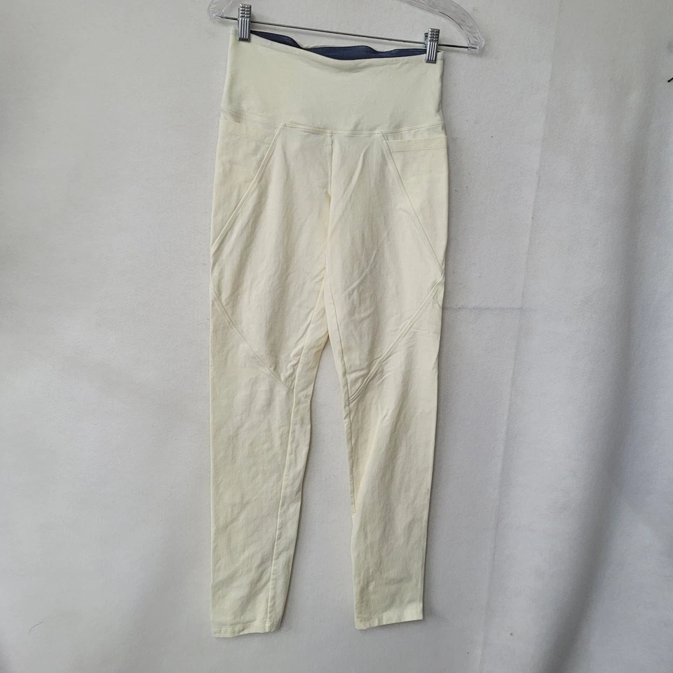 Women With Control Cream Pocket Leggings High Waist Comfort Stretch Casual Pants - Image 1 of 4