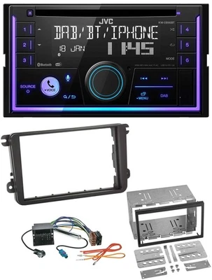 JVC MP3 USB 2DIN DAB Bluetooth CD Autoradio für Skoda Praktik Superb Yeti - Bild 1 von 4