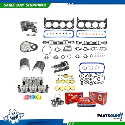 Kit maestro de reconstrucción de motor DNJ EK3109BM para 87-93 Cadillac Brougham 5,0 L OHV Foto 1 de 4