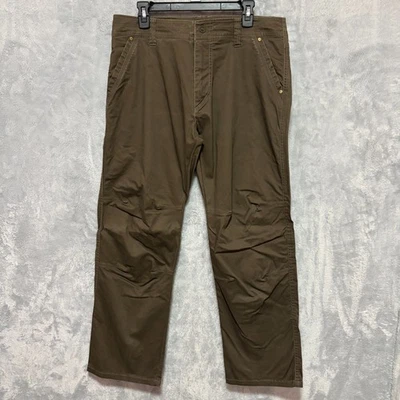 Pantalones Kuhl Para Hombre 34X30 Marrón Born On The Mountains Crag Series Slackr Senderismo Foto 1 de 4