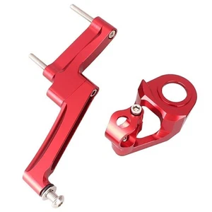 Soporte de montaje estabilizador amortiguador de dirección rojo Fit Suzuki GSXR1300 98-15 - Imagen 1 de 6