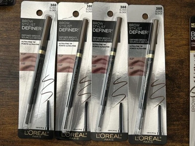 4 Pack L'Oreal Paris Brow Stylist Definer Eyebrow Pencil, Blonde 388, 0.003 oz - Image 1 of 3