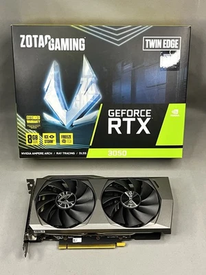 ZOTAC GAMING GeForce RTX 3050 Twin Edge OC 8GB GDDR6 Graphics Card - Image 1 of 4