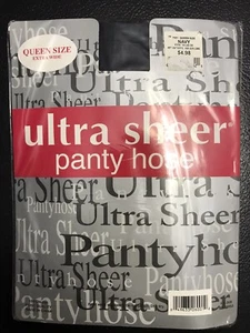 Lot Of 3 Hanes Ultra Sheer Pantyhose Nylon - Navy - Queen Size 1X-3X - Picture 1 of 4