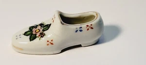 OCCUPIED JAPAN ADORABLE SHOE IS HAND PAINTED GREEN CONDITION #A - Picture 1 of 6
