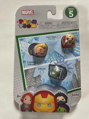 tsum tsum marvel serie 5 - Capitana Marvel 514 Iron Man 302 Ultron 517 Nuevo Foto 1 de 2