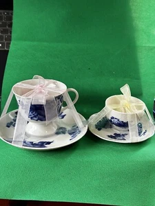 (2) Nantucket Home Floral Cup & Saucer New - Picture 1 of 5
