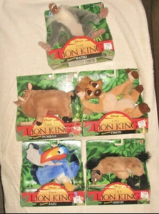Disney König der Löwen Plüsch Set 1994 komplette Sammlung 5 Stück - Bild 1 von 8