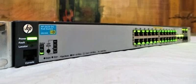 HP ProCurve 2520-24 PoE 24-Port Gigabit (J9138A) Switch. - Image 1 of 4