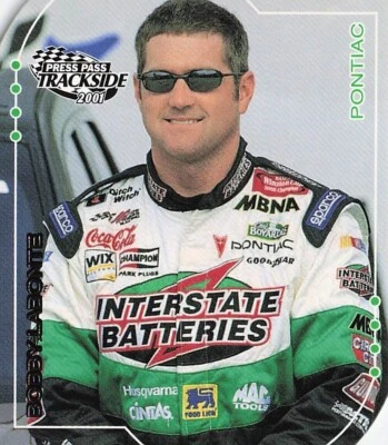 2001 Press Pass NASCAR Racing Trackside Die-Cut #13 Bobby Labonte - Image 1 of 3