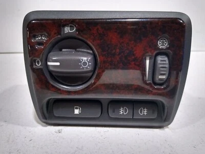 Interruptor de faros Volvo S60 V70 2002 combustible niebla #6 8645714 gris grano madera Foto 1 de 4