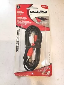 Nuevo Cable de Audio Video Magnavox 6 ft M61105G RCA DVD RECEPTOR DE CD. - Imagen 1 de 6