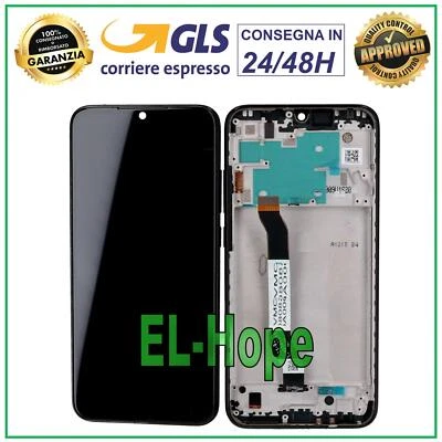 DISPLAY LCD + FRAME PER XIAOMI REDMI NOTE 8 M1908C3JG M1908C3JE M1908C3JH TOUCH - Immagine 1 di 3