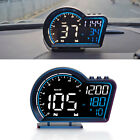 Hud Digital Car Gps Speedometer Head Up Display Usb Kmh Mph Overspeed Alarm Time