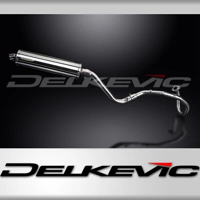 Suzuki DR650SE DR650S 96-24 Delkevic Full 1-1 Exhaust 18" Stainless Oval Muffler - Image 1 of 4