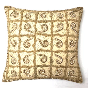 Anke Drechsel Couture Pillow Haute Couture Champagne Unikat Embroidered Kissen - Bild 1 von 16