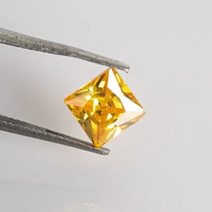 4.5 Ct Certified Natural Princess Yellow Zircon Diamonds VVS Loose Gems U-798 - Picture 1 of 8
