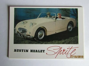 VINTAGE AD GALLERY POSTCARDS AUSTIN HEALY SPRITE (FROGEYE) CIRCA 1962 (X25) - Foto 1 di 1