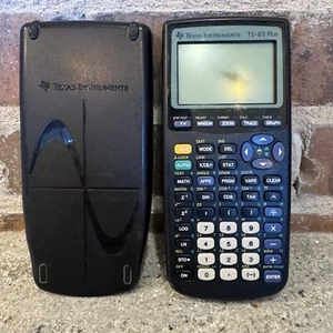 Texas Instruments TI-83 Plus Graphing Calculator w/ Cover - Tested and Working - Picture 1 of 9