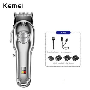 Haar Clipper Profi Barber Trimmer Lcd Display Elektrische Haar Schneiden Maschin - Bild 1 von 10