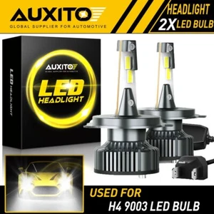 2Pcs H4 9003 LED Headlight Bulb Kit 6500K White High Low Beam 24000LM CANBUS EAW - Picture 1 of 9