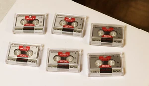 Lote de 6 microcassettes Sony 60 minutos  - Imagen 1 de 1