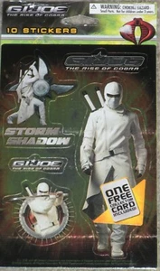 10 pegatinas Hasbro GI Joe The Rise of Cobra - nuevas - Imagen 1 de 1