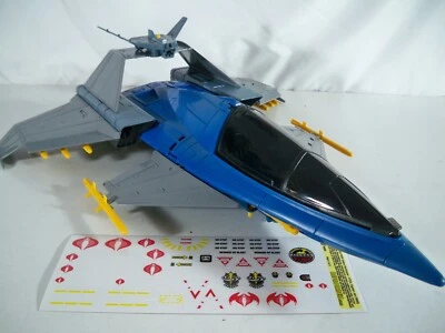 K24i05391 HURRICANE VTOL W REPRO DECALS GI JOE 100% COMPLETE 1990 VINTAGE HASBRO - Image 1 of 4