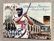 2001 Fleer Premium Vladimir Guerrero Decade of Excellence Card  #44de