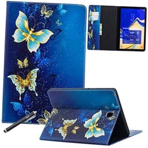 Galaxy Tab S4 10.5 Case, Premium Leather Lightweight Flip Stand Cover with - Picture 1 of 8