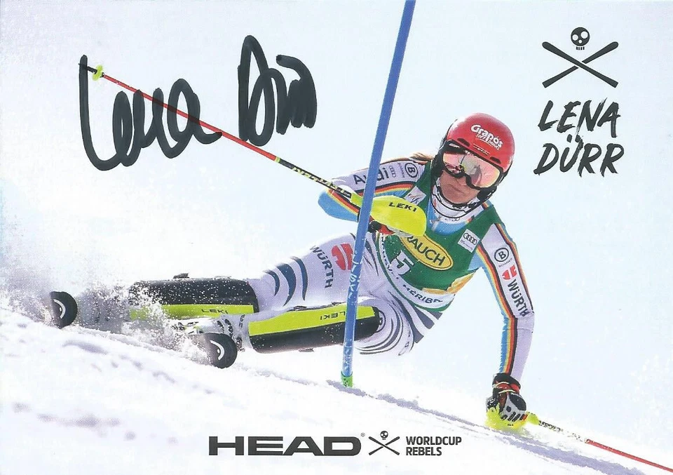 LENA DÜRR ( GER ) - SKIALPIN; Olympia; Weltmeister; Originalautogramm - Bild 1 von 1
